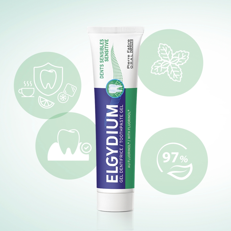 Elgydium Sensitive, pasta do zębów wrażliwych, 75 ml