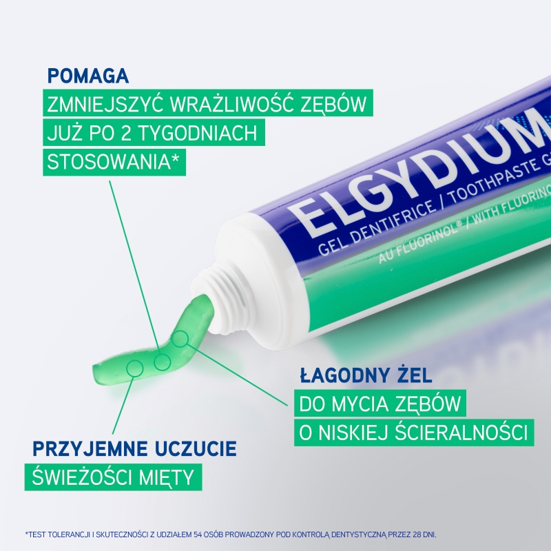 Elgydium Sensitive, pasta do zębów wrażliwych, 75 ml