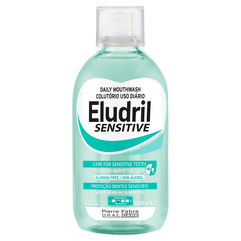 Eludril Sensitive, płyn do płukania jamy ustnej, 500 ml