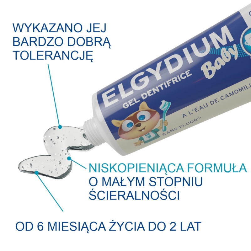 Elgydium Baby, Żel do zębów dla dzieci, 30ml
