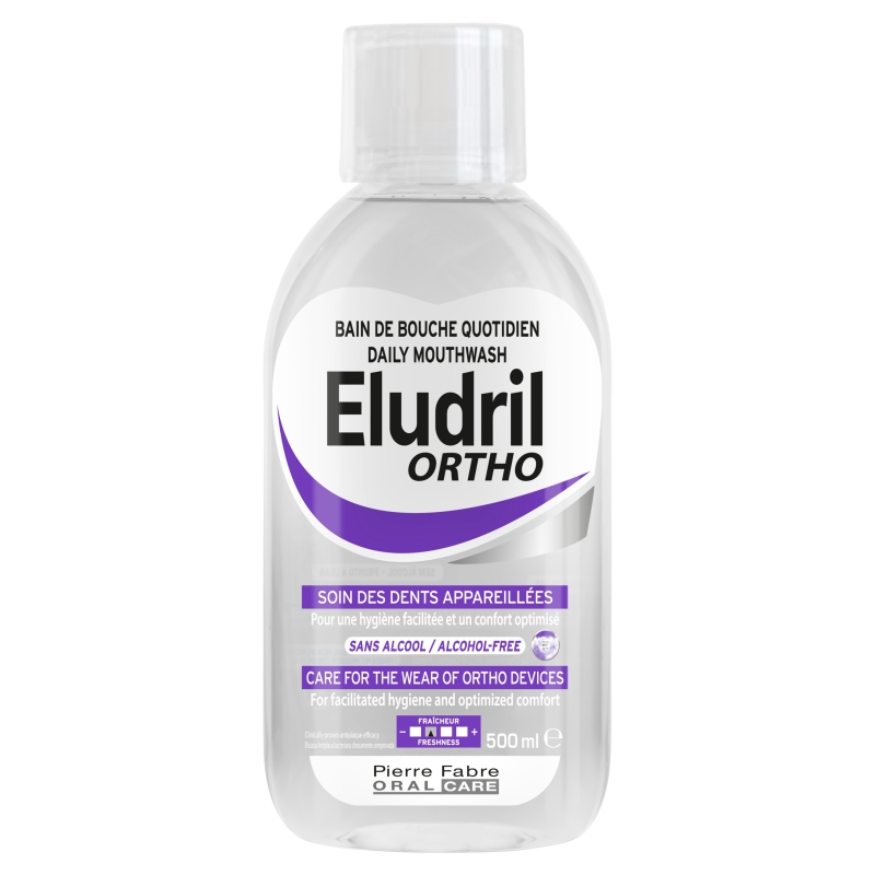 Eludril Ortho, płyn do płukania jamy ustnej, 500 ml