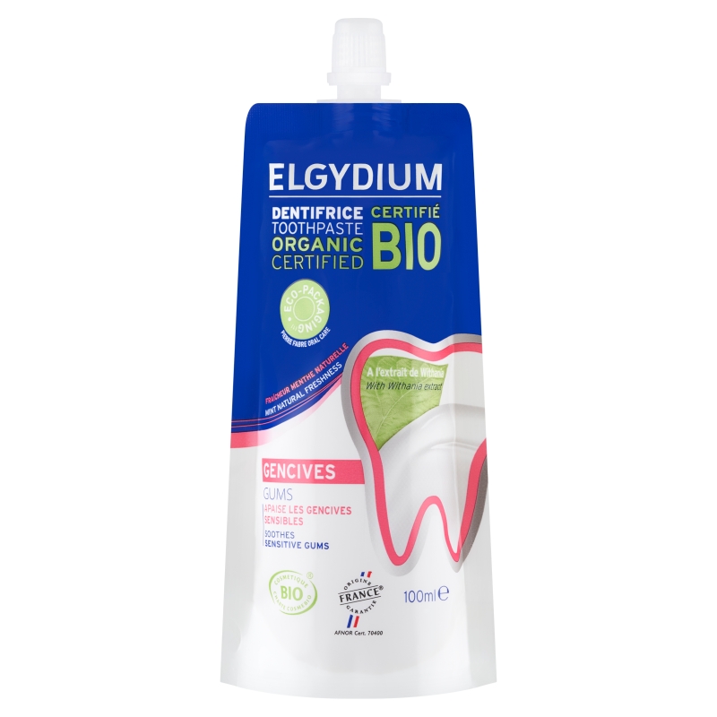 Elgydium Bio Gums, pasta do zębów na podrażnione dziąsła, 100 ml