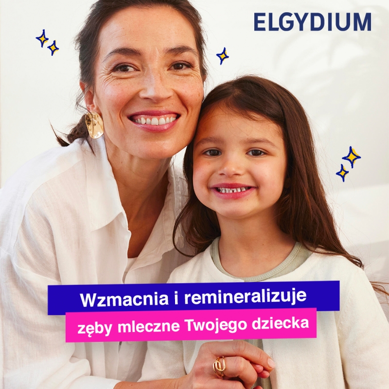 Elgydium Kids Fluorinol Protect+, czerwone owoce, dla dzieci w wieku od 3 do 6 lat, 50 ml