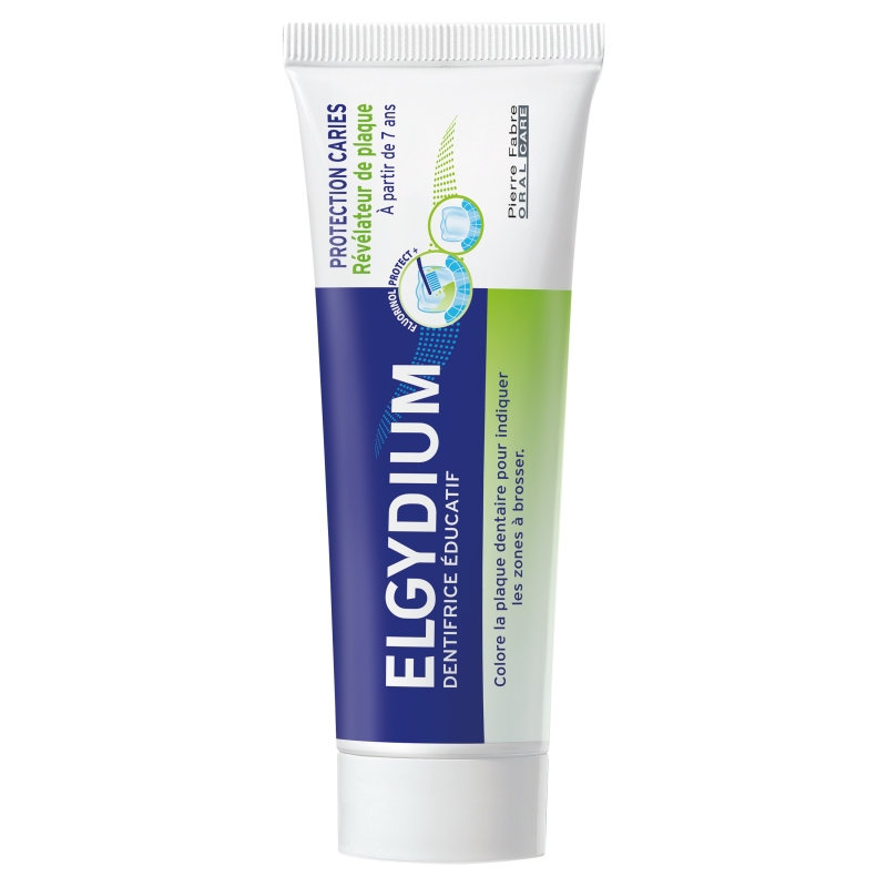 ELGYDIUM Edukacyjna, pasta do zębów barwiąca płytkę nazębną, 50 ml