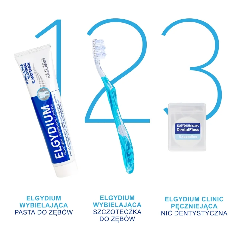 Elgydium, nić dentystyczna pęczniejąca, 25 m