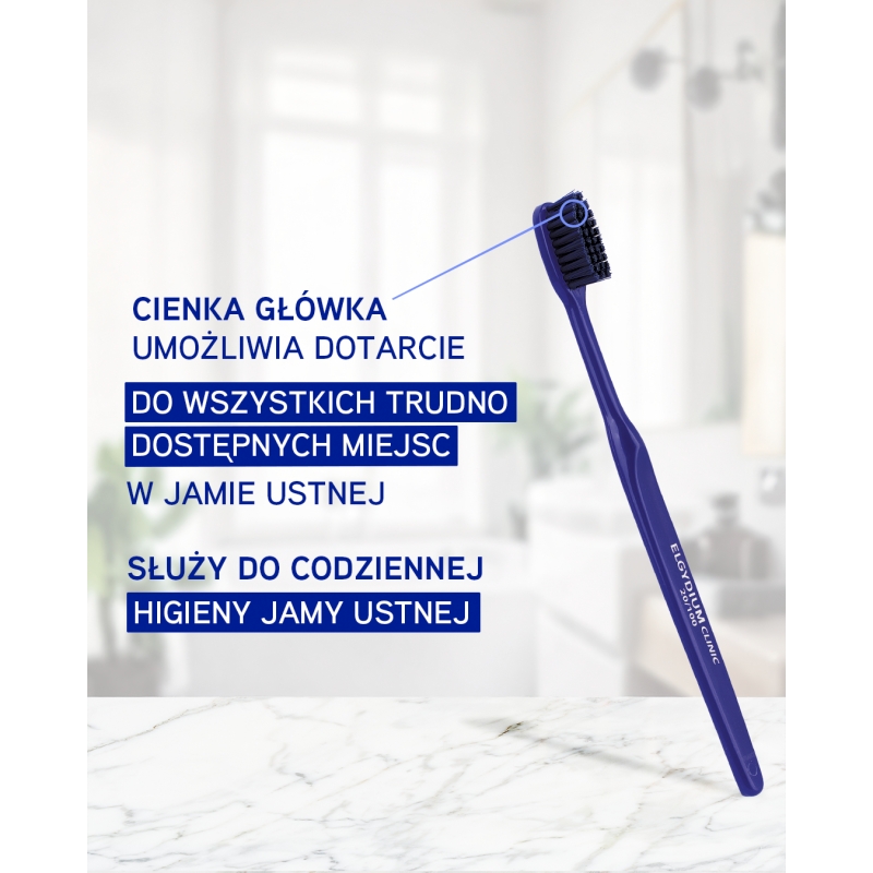 Elgydium Clinic 20/100, szczoteczka do zębów miękka, 1 szt.
