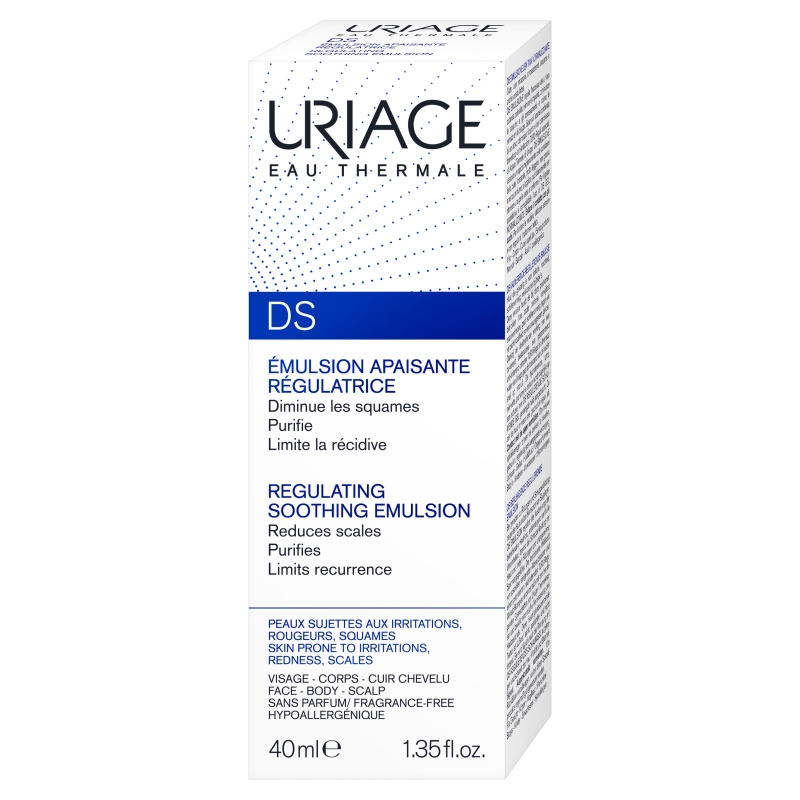 URIAGE D.S., emulsja do wrażliwej skóry twarzy, 40 ml