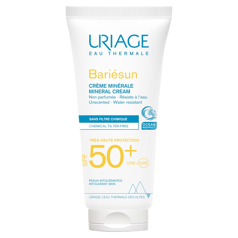 URIAGE Bariesun , krem mineralny z filtrem SPF 50+, 100 ml