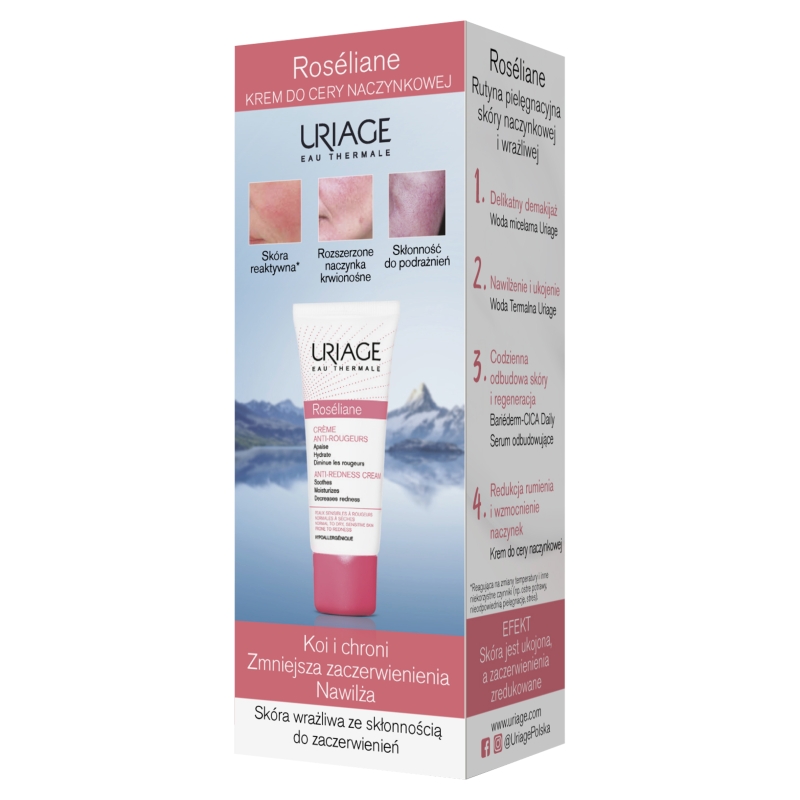 URIAGE Roseliane Krem , do cery naczynkowej, 40 ml