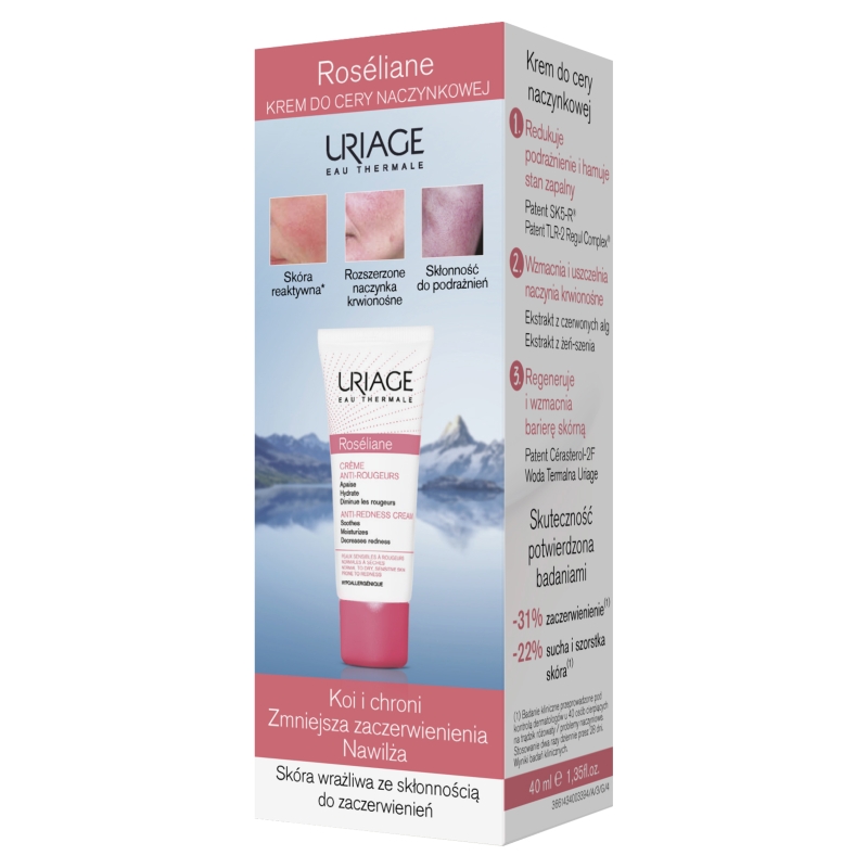 URIAGE Roseliane Krem , do cery naczynkowej, 40 ml
