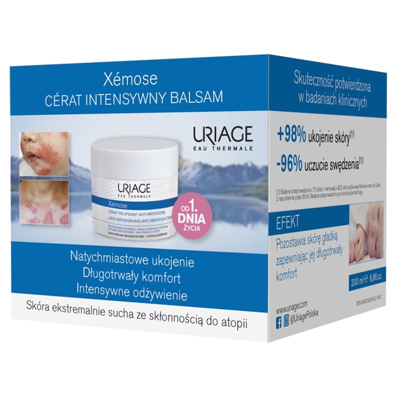 URIAGE Xemose Cerat Balsam, do skóry bardzo suchej, 200 ml