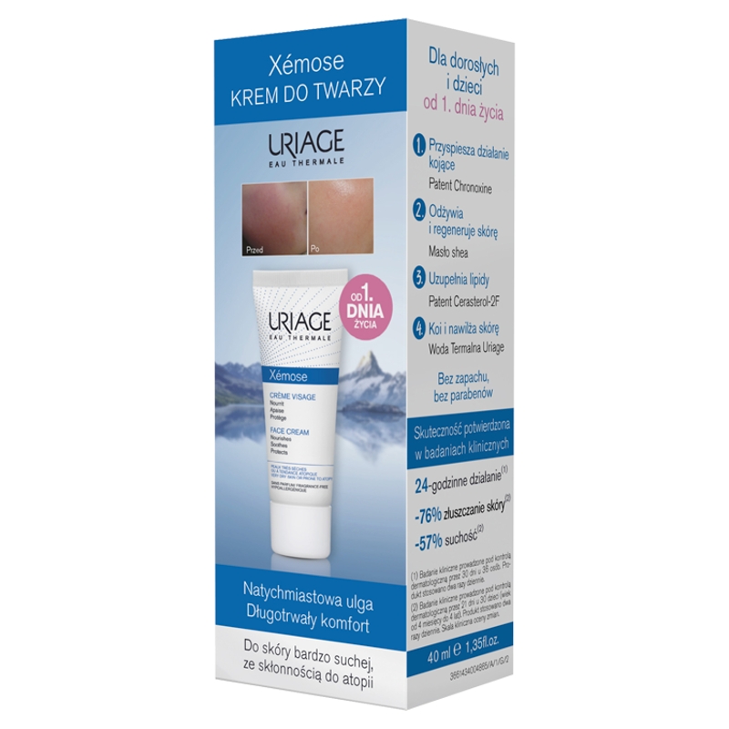 URIAGE Xemose, krem do twarzy, 40 ml