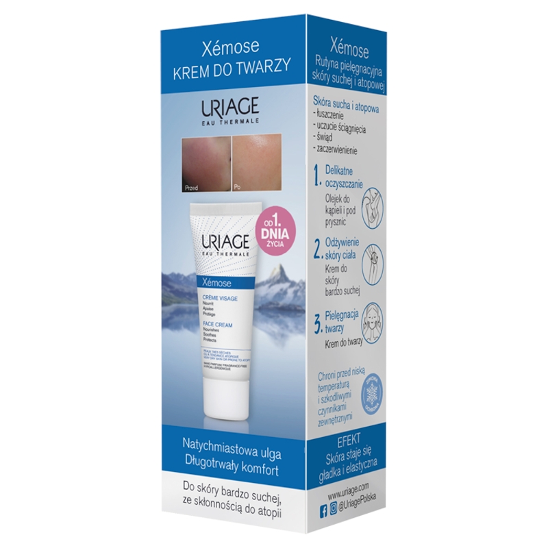 URIAGE Xemose, krem do twarzy, 40 ml