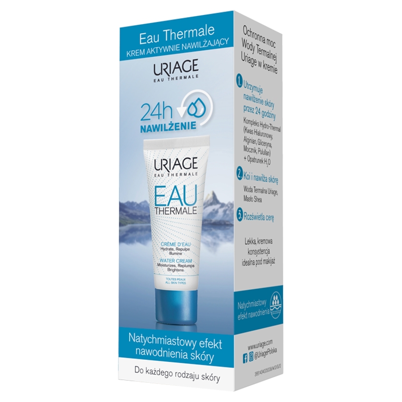 URIAGE Eau Thermale Krem , aktywnie nawilżający, 40 ml