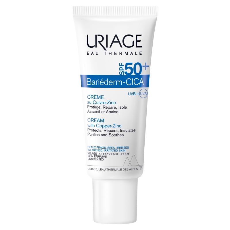 Uriage Bariederm Cica , krem, SPF 50+, 40 ml