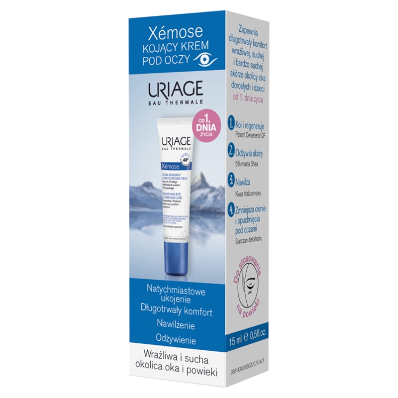 URIAGE Xemose, krem kojący pod oczy, 15 ml