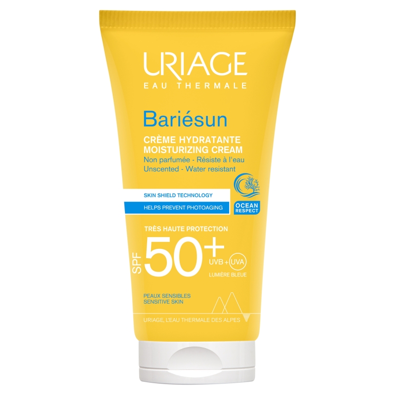 URIAGE Bariesun , krem nawilżający do skóry wrażliwej z filtrem SPF 50+, 50 ml