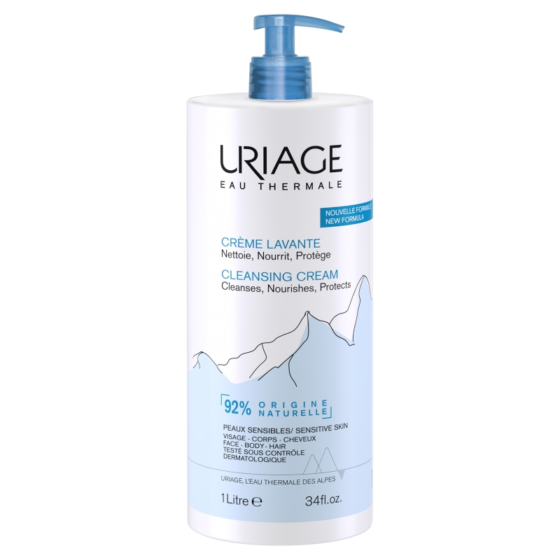 Uriage Creme Lavante, krem do mycia, 1 l
