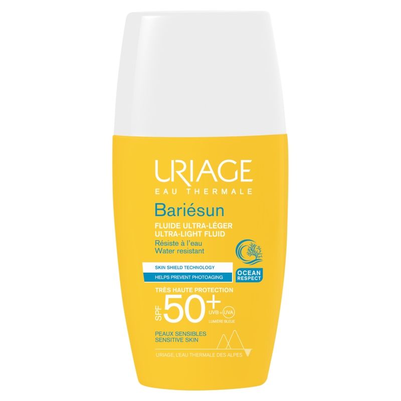 URIAGE Bariesun, ultralekki fluid przeciwsłoneczny SPF 50+, 30 ml