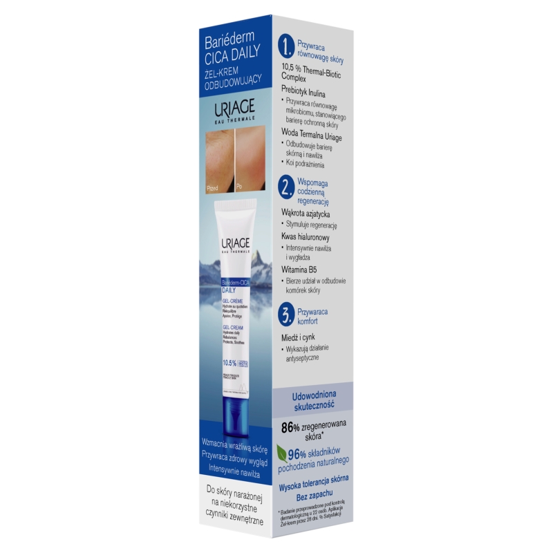 URIAGE Bariderm-Cica Daily , żel-krem odbudowujący, 40 ml