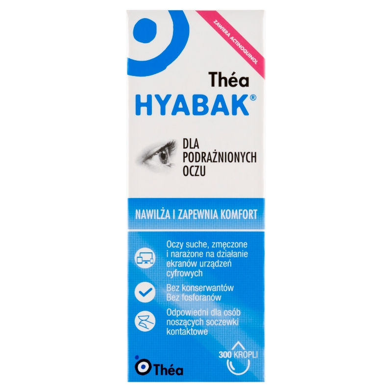 Hyabak, krople nawilżające do oczu, 10 ml