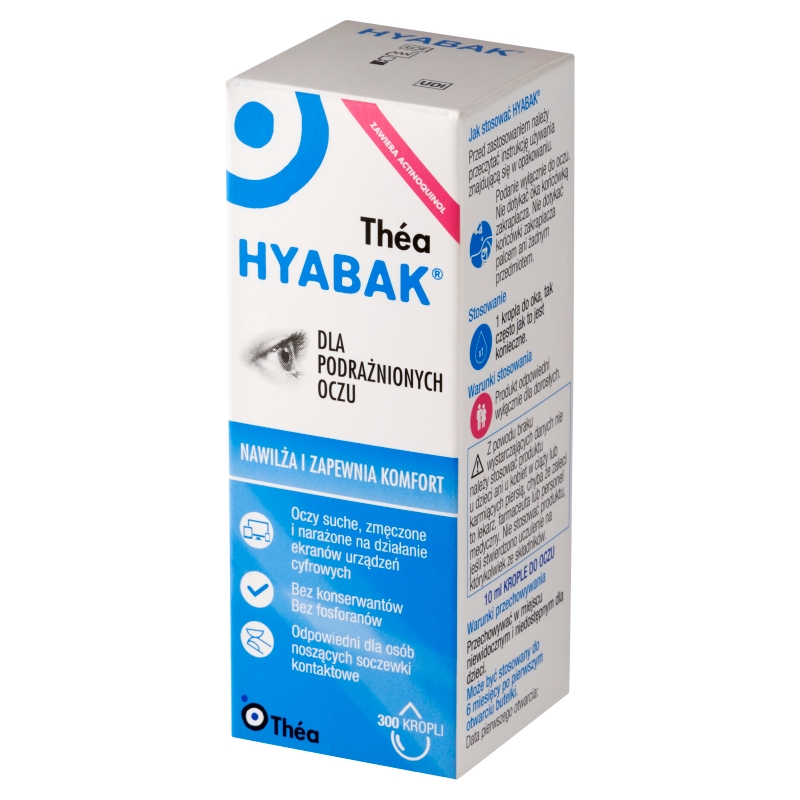 Hyabak, krople nawilżające do oczu, 10 ml