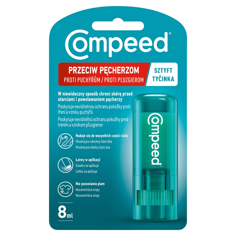 Compeed sztyft przeciw pęcherzom, 8 ml