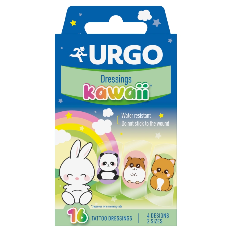 Urgo Kawaii, plastry dla dzieci, 16 szt.