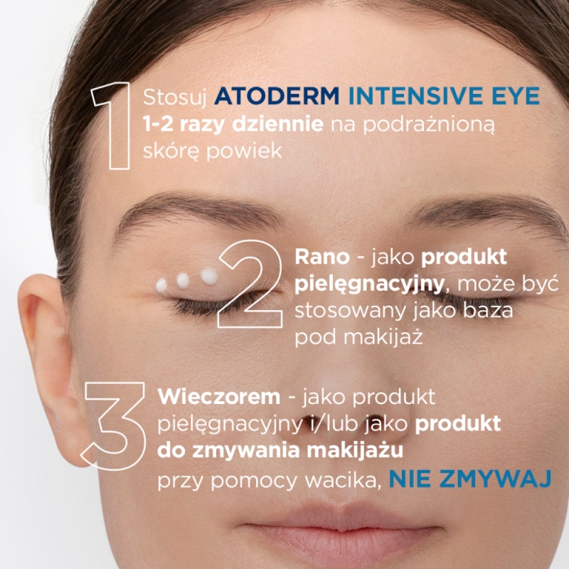 Bioderma Atoderm Intensive Eye, krem, 100 ml KRÓTKA DATA 31.12.2025