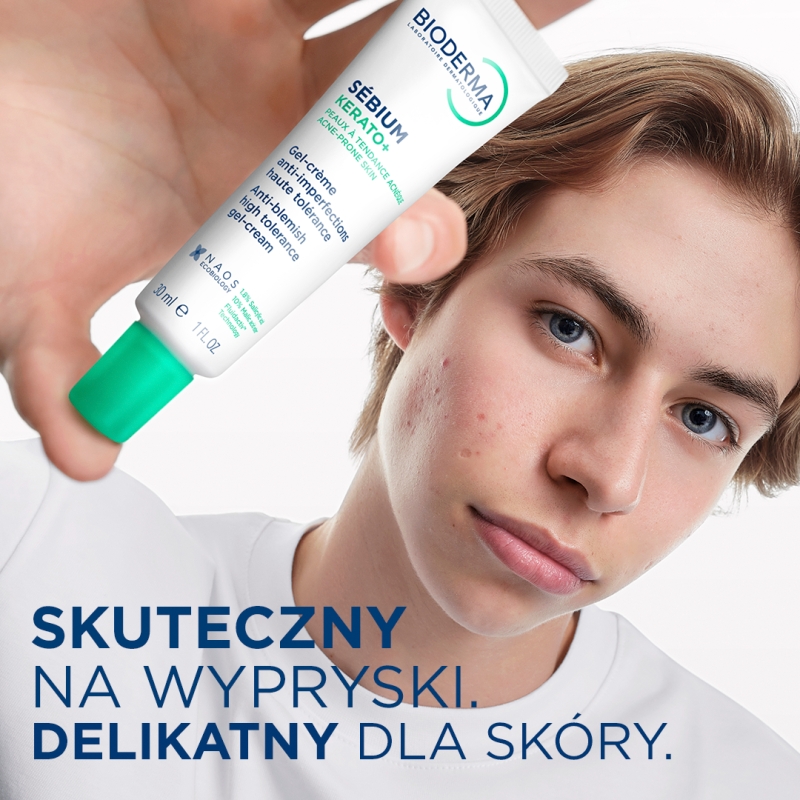 Bioderma Sebium Kerato+, żel-krem, 30 ml