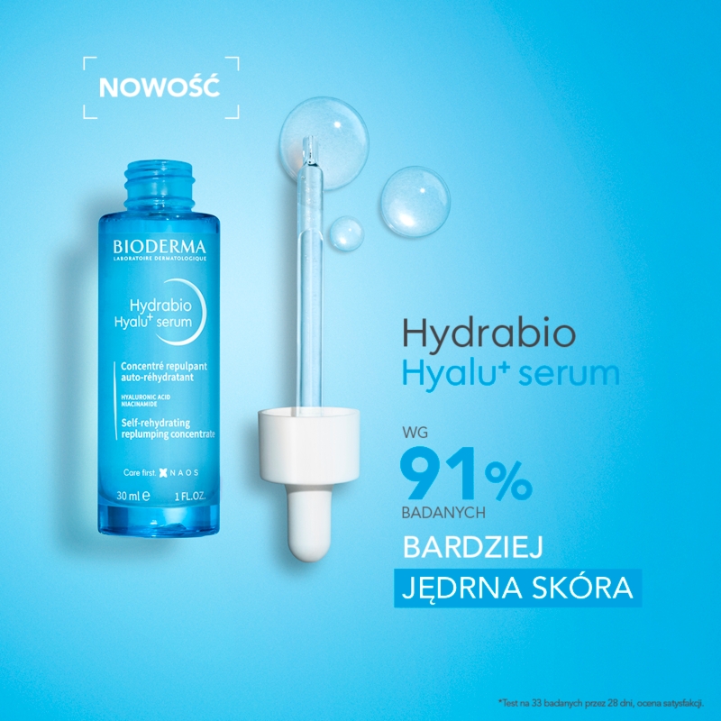 Bioderma Hydrabio Hyalu+ Serum, serum nawilżające, 30 ml