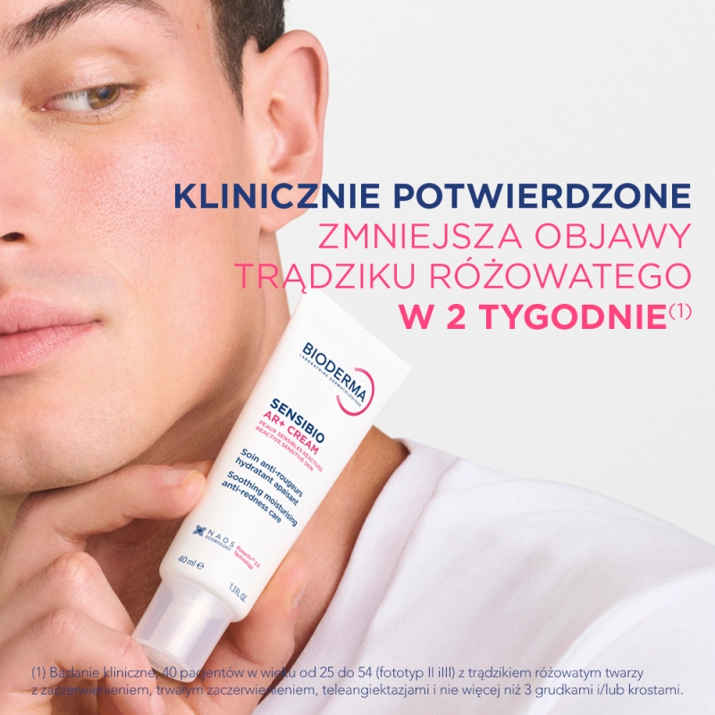 Bioderma Sensibio AR+ Cream, krem redukujący zaczerwienienia, 40 ml