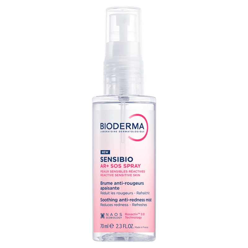 Bioderma Sensibio AR+ Sos Spray, łagodząca mgiełka przeciw zaczerwienieniom, 70 ml