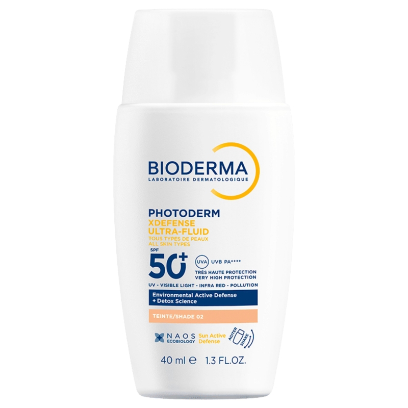 Bioderma Photoderm XDefense Ultra-Fluid, fluid do twarzy, SPF50+, odcień 02, 40 ml