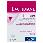 Lactibiane Immuno , tabletki ze składnikami wspierającymi układ odpornościowy, 30 szt.