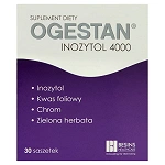 Ogestan Inozytol 4000 saszetki, 30 szt. KRÓTKA DATA 31.08.2026