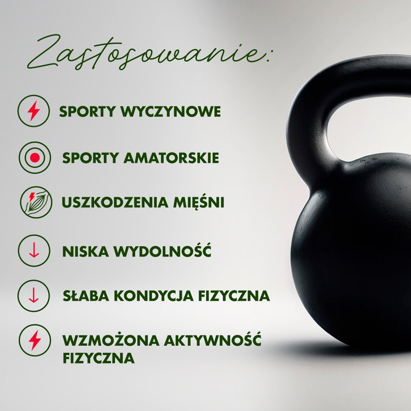 Sport Recovery, kapsułki ze składnikami wspomagającymi funkcjonowanie mięśni, 30 szt.