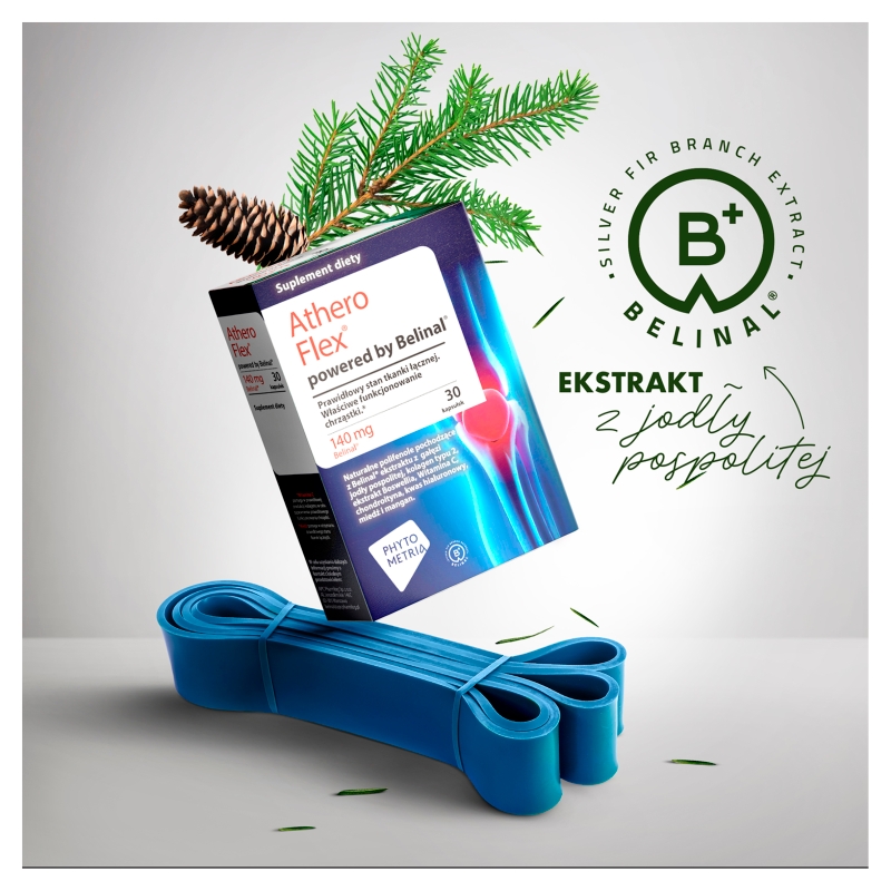 Athero Flex, kapsułki ze składnikami wspomagającymi tkanki łączne, 30 szt.