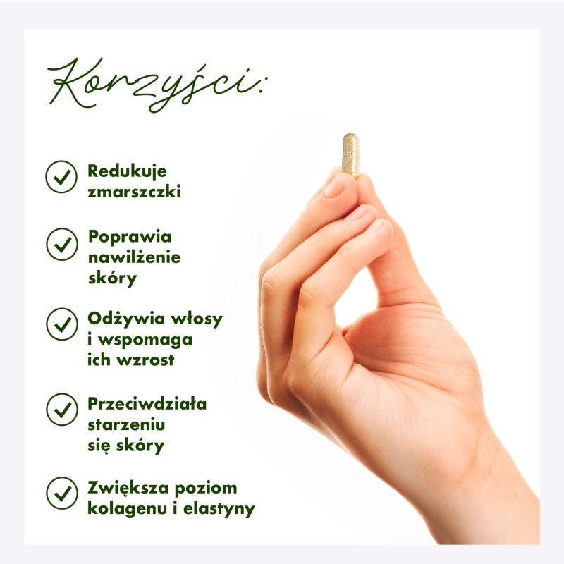 Collagen Boost, kapsułki ze składnikami wspomagającymi zdrowy wygląd skóry i paznokci, 30 szt.