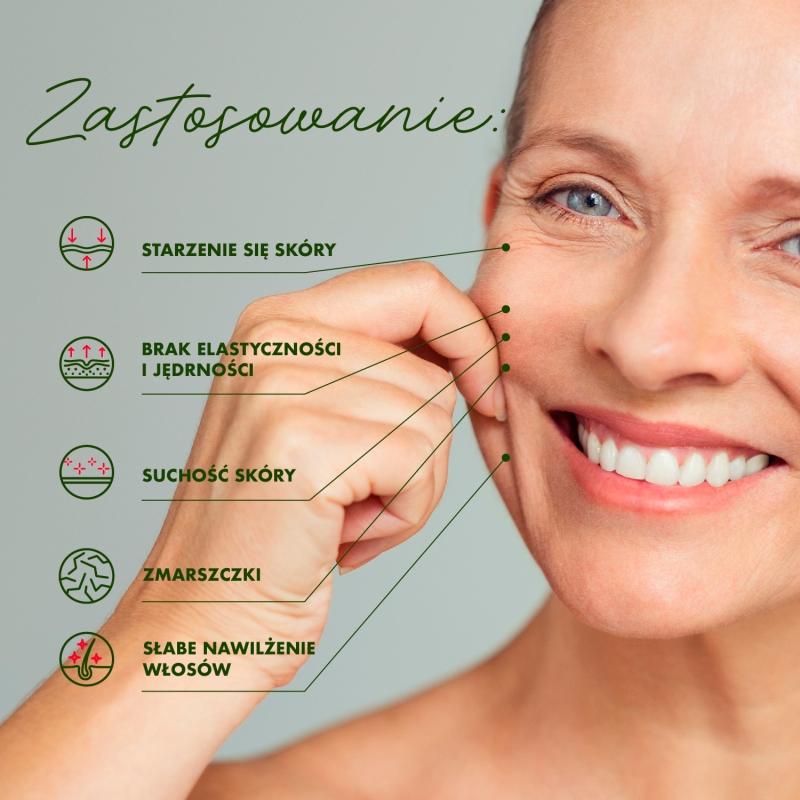 Collagen Boost, kapsułki ze składnikami wspomagającymi zdrowy wygląd skóry i paznokci, 30 szt.