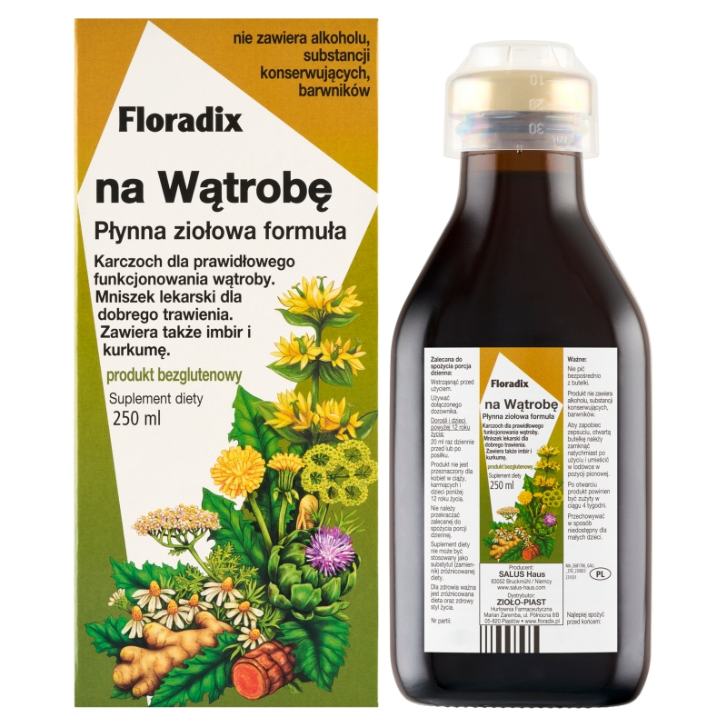 Floradix Na Wątrobę, 250 ml