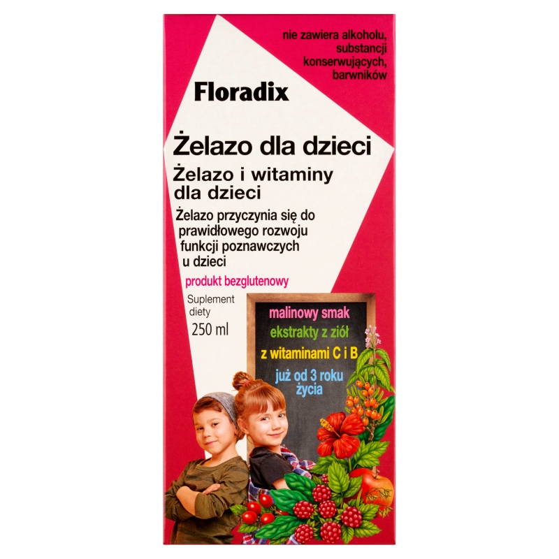 Floradix Żelazo dla dzieci 250 ml