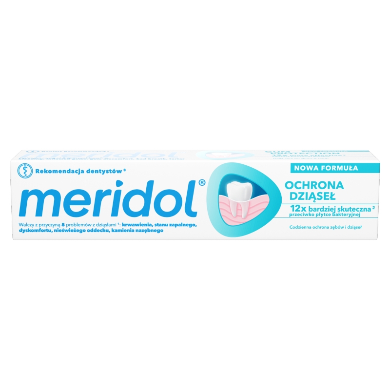 Meridol, pasta wspomagająca regenerację podrażnionych dziąseł, tuba 75 ml