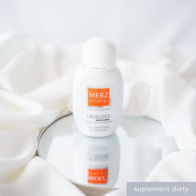 Merz Spezial Dragees, drażetki zawierające witaminy i minerały przynoszące korzyści dla włosów, skóry i paznokci, 60 szt.