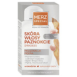 Merz Spezial Dragees drażetki zawierające witaminy i minerały przynoszące korzyści dla włosów, skóry i paznokci, 60 szt.