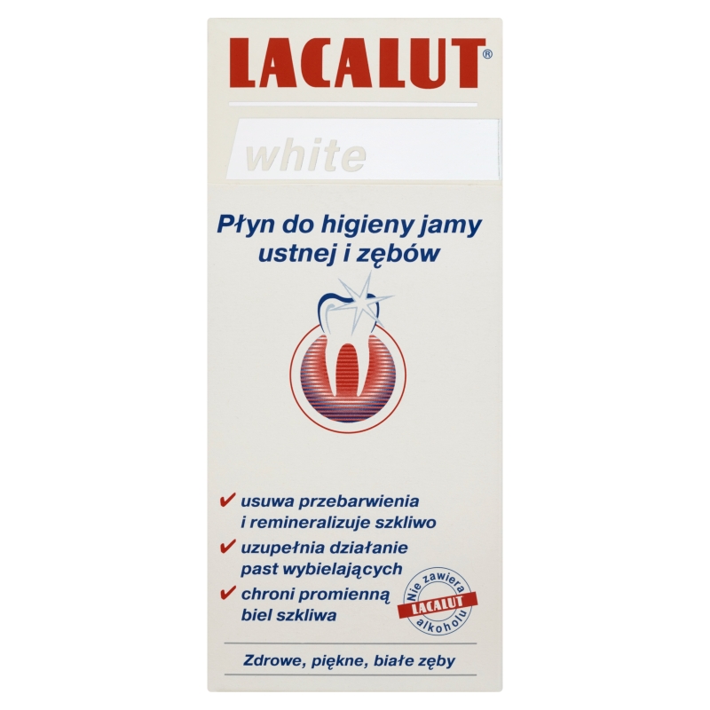 Lacalut White, płyn do płukania jamy ustnej, 300 ml