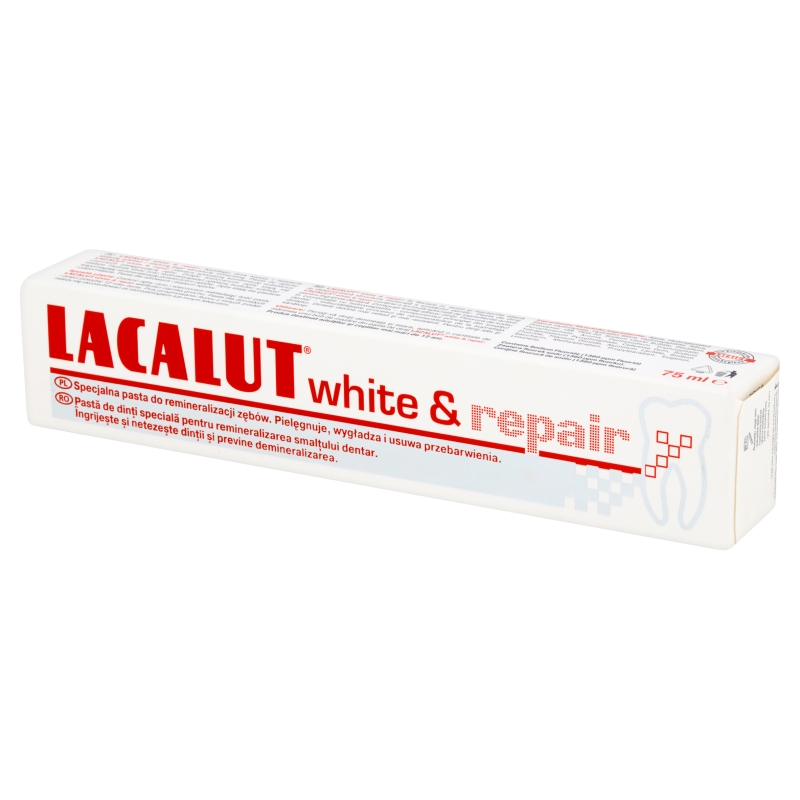 Lacalut White & Repair, pasta do zębów wybielająca, 75 ml