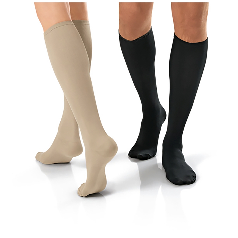 JOBST Travel, podkolanówki uciskowe dla podróżujących 15-20mmHg rozmiar 5 czarne, 1 para