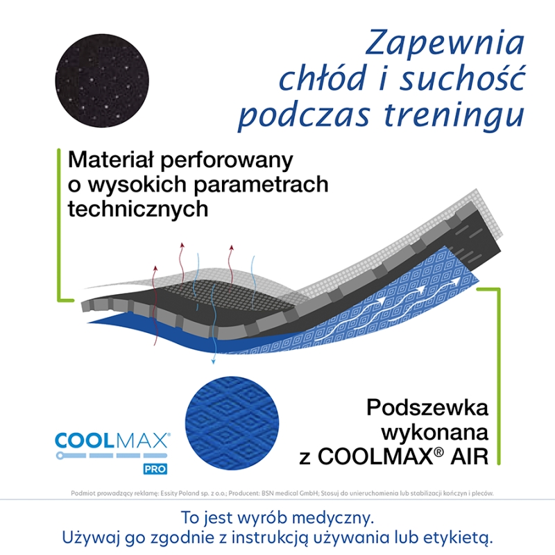 Actimove Sports Edition , orteza stawu kolanowego z odsłoniętą rzepką, rozmiar L, 1 szt.