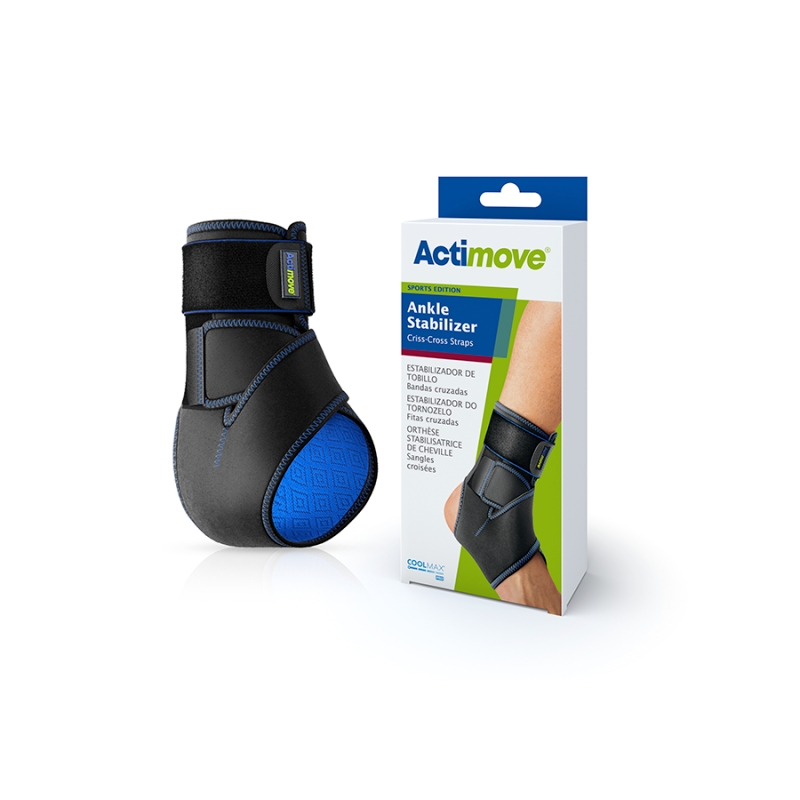 Actimove Sports Edition, stabilizator stawu skokowego ze skrzyżowanymi pasami. 1 szt.